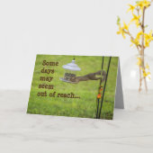 Einige Tage Karte (Gelbe Blume)