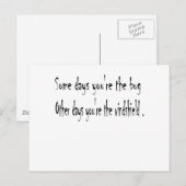 Einige Tage Postkarte (Vorne/Hinten)