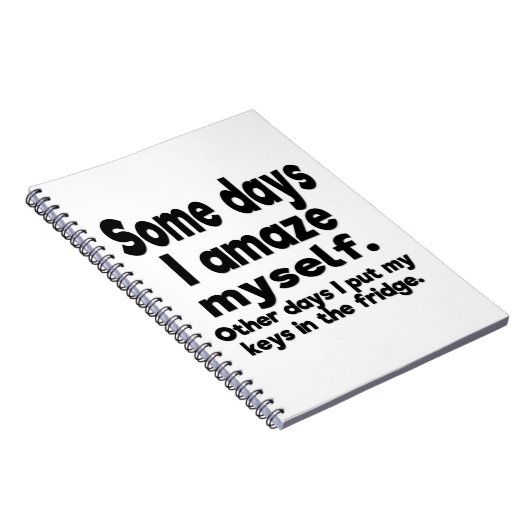 Einige Tage überrasche mich ich Notizblock (Rechte Seite)