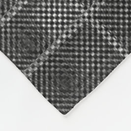 Einige Tartan aus dunkelgrauem, kleinem und abstra Fleecedecke