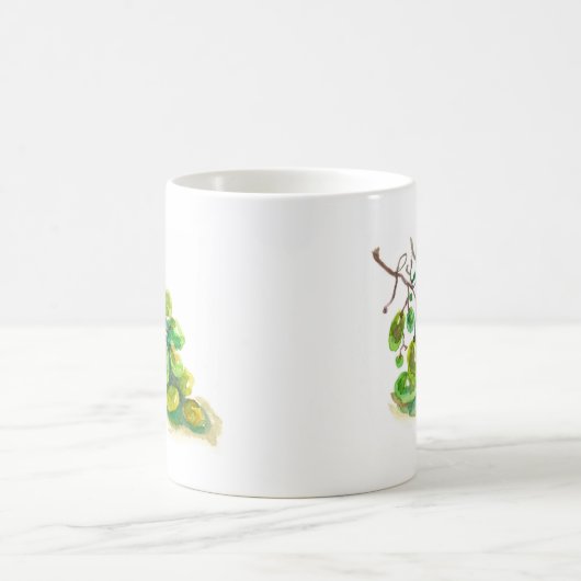 Einige Trauben Kaffeetasse (Mittel)