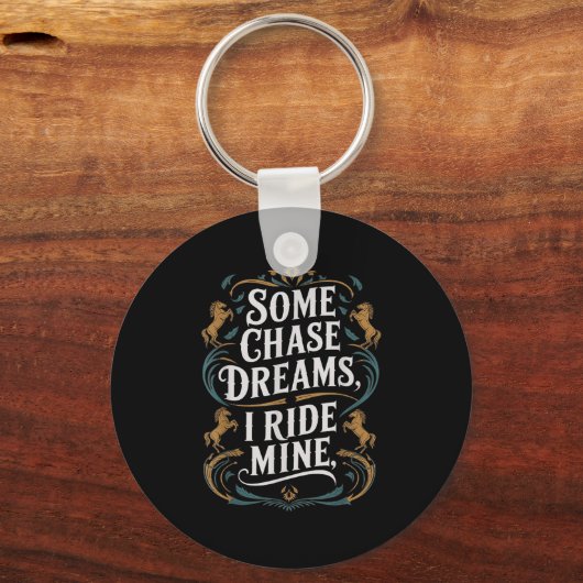 Einige Traumjagden, die ich auf meinem Reitangebot Schlüsselanhänger (Vorderseite)