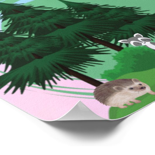 einige Waldfreunde Poster (Ecke)