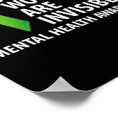 Einige Wunden sind unsichtbares Bewusstsein für ps Poster (Ecke)