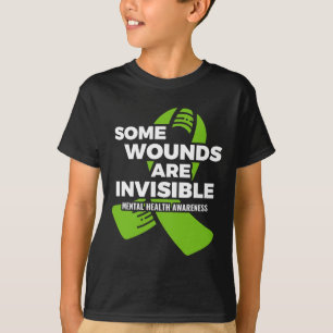 Einige Wunden Unsichtbares Bewusstsein für psychis T-Shirt