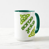 Einige Yoke - irisches Funny Design Tasse (VorderseiteRechts)