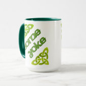 Einige Yoke - irisches Funny Design Tasse (Vorderseite Links)