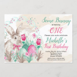 Einiger Häschen-Ostern-Aquarell-Geburtstag Einladung