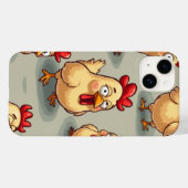 Einiger Hühnerpicking-Spaß Case-Mate iPhone Hülle (Rückseite (Horizontal))