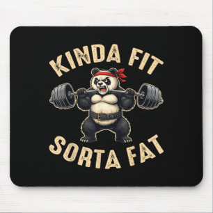 Einigermaßen Fit Etwas Fette Fitnessstudio-Besuche Mousepad