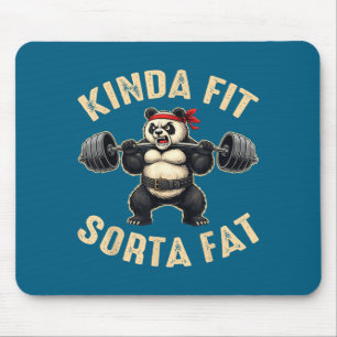 Einigermaßen Fit Etwas Fette Fitnessstudio-Besuche Mousepad