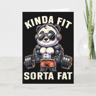 Einigermaßen fit, irgendwie fett - Lustiger Gymnas Karte