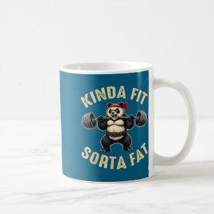 Einigermaßen fit, irgendwie fette Fitnessstudio-Be Kaffeetasse