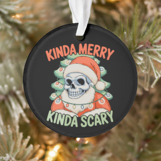Einigermaßen fröhlicher, einigermaßen gruseliger S Ornament