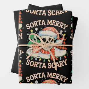 Einigermaßen fröhliches, einigermaßen gruseliges S Geschenkpapier Set
