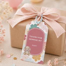 Einiges Häschen Favor Tag Häschen 1. Geburtstag Geschenkanhänger