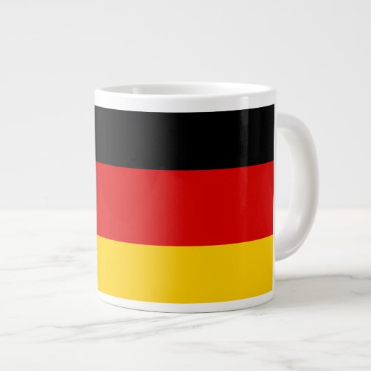 Einigkeit Gerechtigkeit Freiheit Deutschland Flagg Jumbo-Tasse (Vorderseite Rechts)
