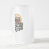 Einigkeit im Kwanzaa-Geist Mattglas Bierglas (Vorderseite Links)