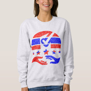Einigkeit in Aktion - Ein Leuchtturm der Partnersc Sweatshirt