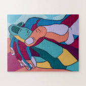 Einigkeit in Diversity mit Händlerpuzzle. Puzzle (Horizontal)