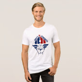 Einigkeit in Stärke Tri-Blend Shirt (Vorderseite voll)