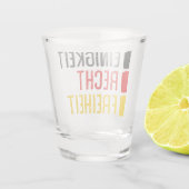 Einigkeit Recht Freiheit, deutsches Motto Schnapsglas (Rückseite)