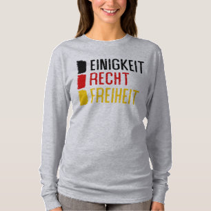 Einigkeit Recht Freiheit Deutschland Motto T-Shirt