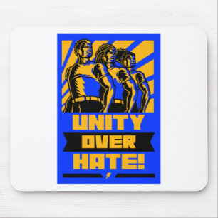 Einigkeit statt Hass Aufkleber Mousepad