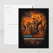 Einigkeit Steigt Stark Postkarte (Vorne/Hinten)