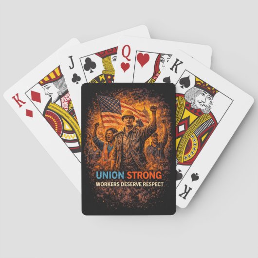 Einigkeit Steigt Stark Spielkarten (Rückseite)