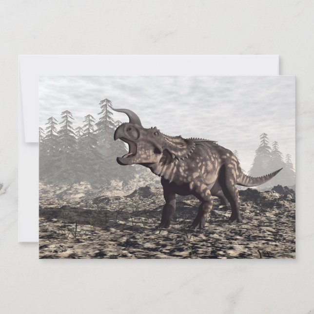 Einiosaurus dinosaur - 3D rendern (Vorderseite)