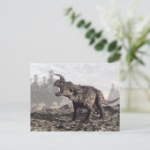 Einiosaurus dinosaur - 3D rendern Postkarte (Stehend Vorderseite)