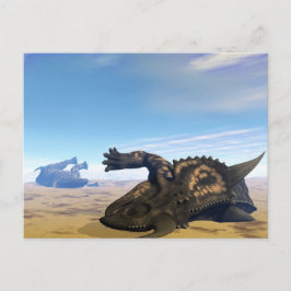 Einiosaurus-Dinosaurier tot Postkarte