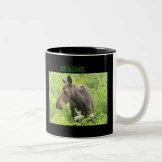 Einjährige Elch-Tasse Zweifarbige Tasse