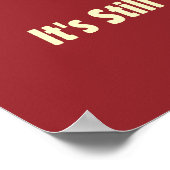 Einkauf: billiger als Therapie Poster (Ecke)