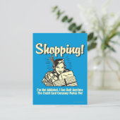 Einkauf: Ich bin nicht geduldet Postkarte (Stehend Vorderseite)