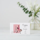 Einkauf in Paris-Visitenkarte Visitenkarte (Stehend Vorderseite)