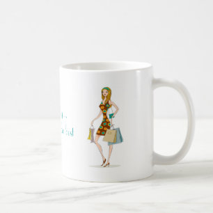 Einkauf, ist es, was ich gut tue kaffeetasse