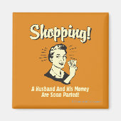 Einkauf: Mann und sein Geld Magnet (Vorne)