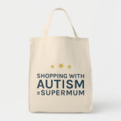 Einkauf mit Autismus Supermum Tasche (Vorne)