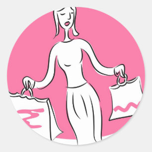 Einkauf Runder Aufkleber