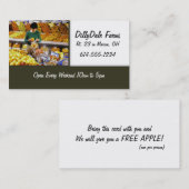 Einkauf-Speicher-Handelszentrum-Visitenkarte Visitenkarte (Vorne/Hinten)