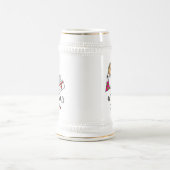 Einkauf-Stickfigur Bierglas (Mittel)