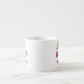 Einkauf-Stickfigur Espressotasse (Vorderseite)