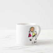 Einkauf-Stickfigur Espressotasse (Vorderseite Rechts)