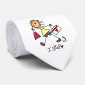 Einkauf-Stickfigur Krawatte (Gerollt)