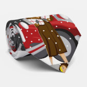 Einkäufe im Schnee Krawatte (Gerollt)