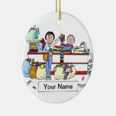 Einkäufer — Frauen Keramikornament (Rechts)