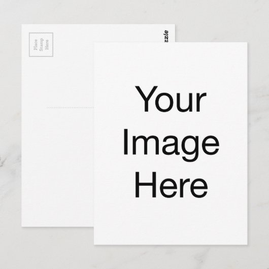 Einkäufer Postkarte (Vorne/Hinten)