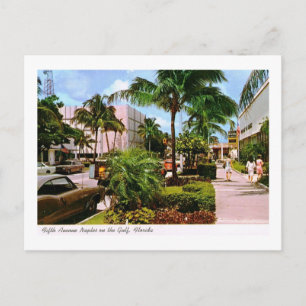 Einkaufsbummel auf der Fifth Ave., Naples, Florida Postkarte